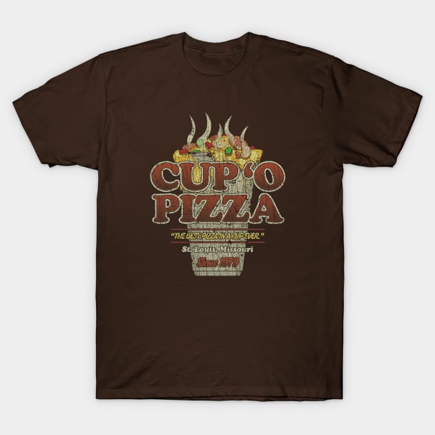 Cup 'o Pizza St. Louis 1979 T-Shirt by JCD666